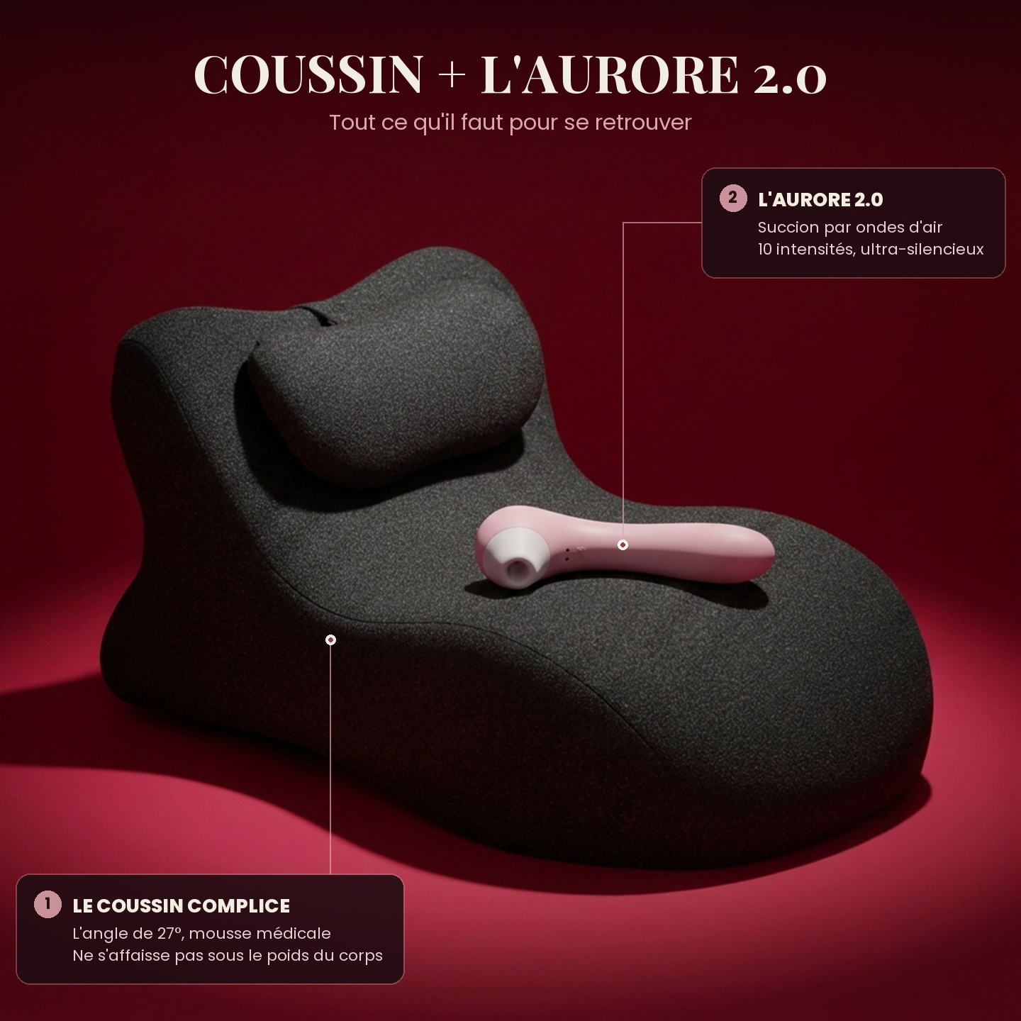 Coussin + L'Aurore 2.0 - le duo